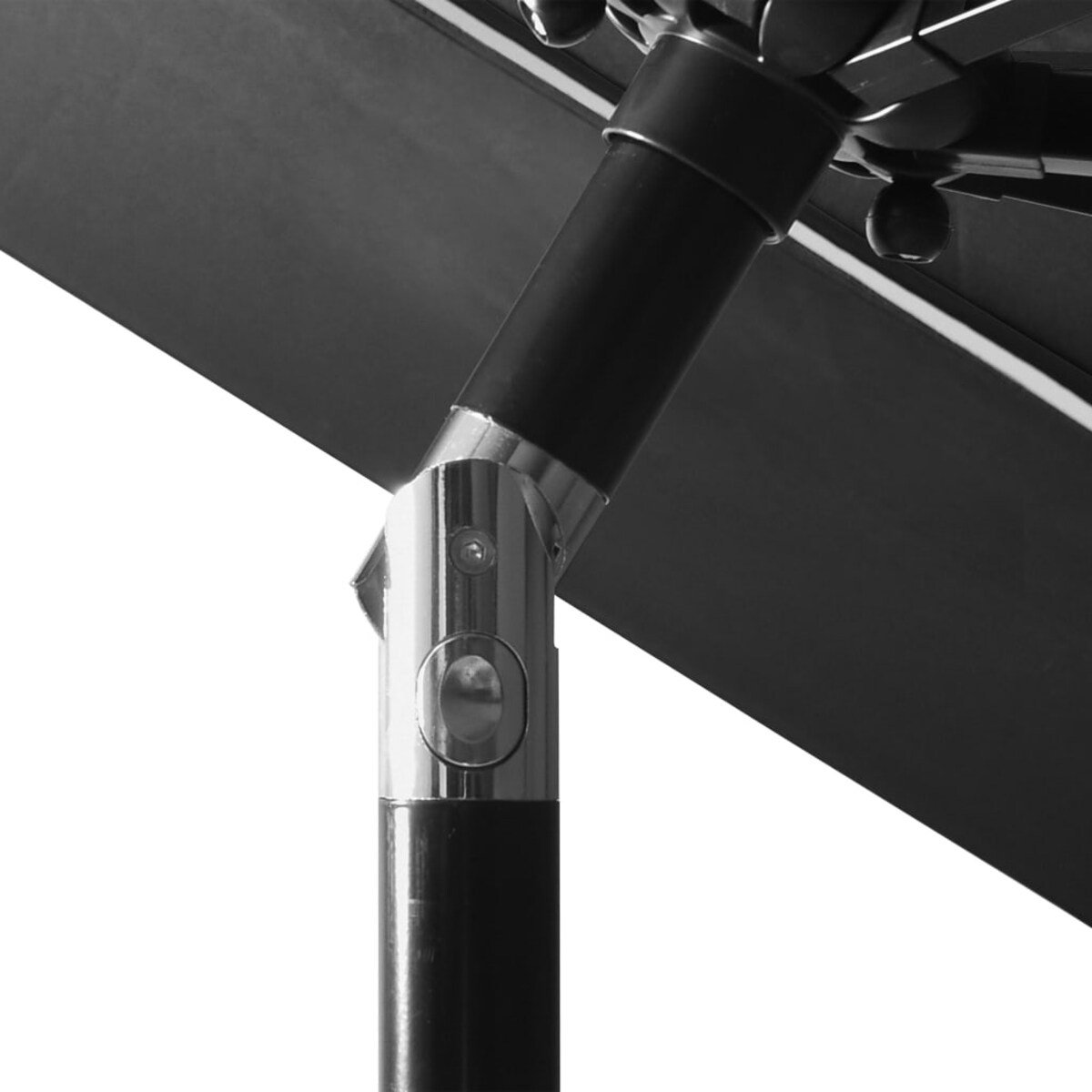 vidaXL 3-poziomowy parasol na aluminiowym słupku, antracytowy, 3 m