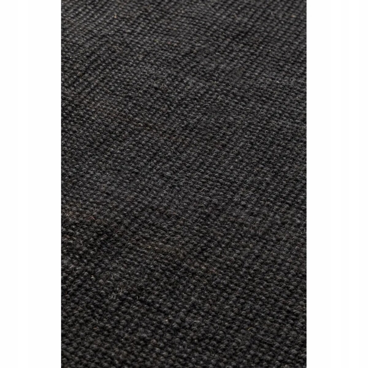 Dywan jutowy do salonu 190x280cm, naturalny czarny dywan z juty