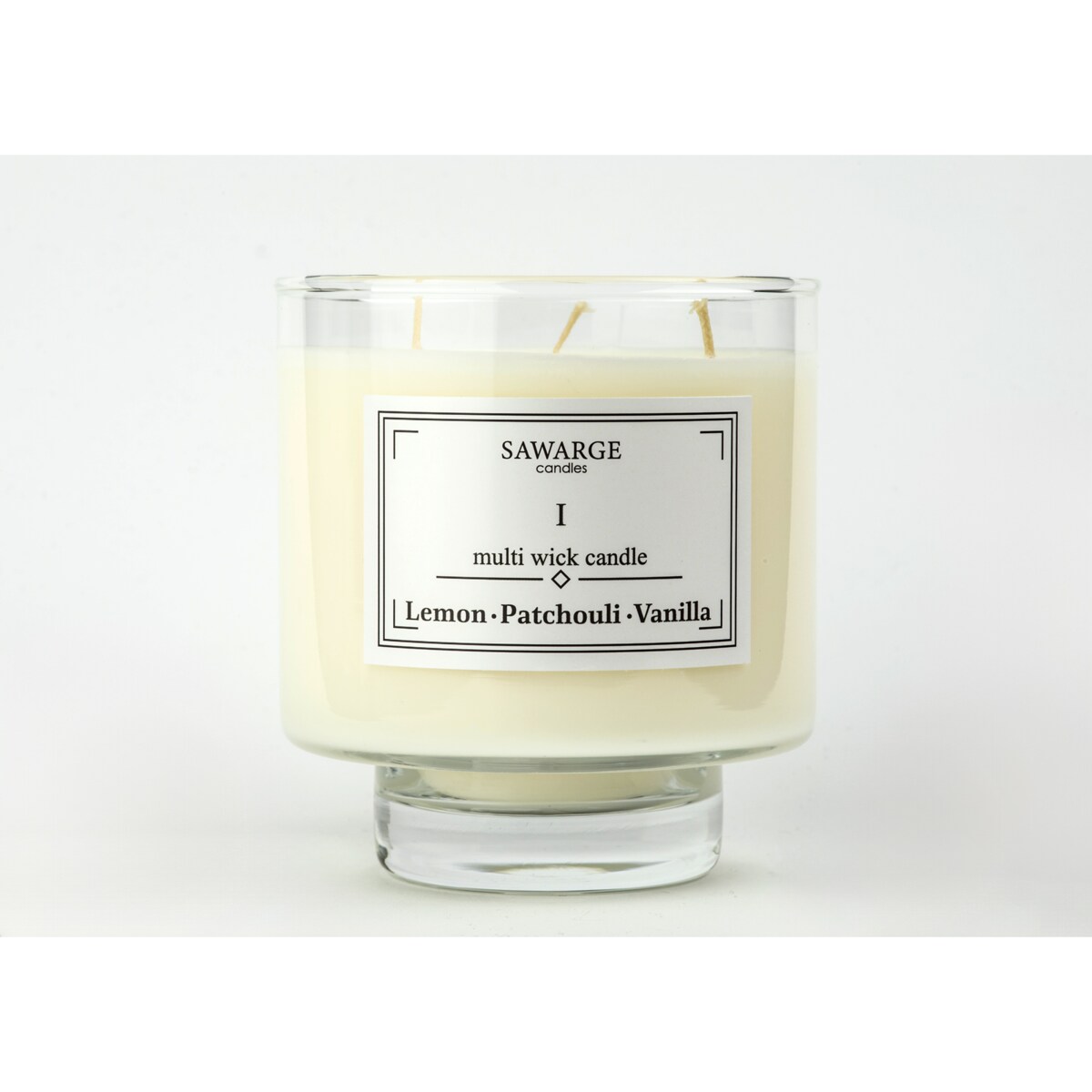 Świeca Zapachowa Sojowa No1/50h/ Wanilia Paczula Cytryna 450g