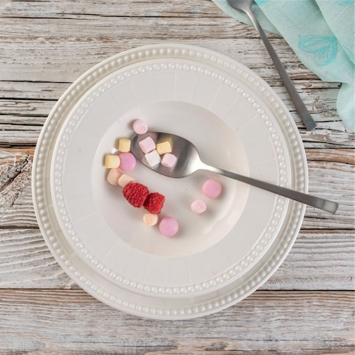 VILLA ITALIA Serwis obiadowy na 6 osób VENICE WHITE