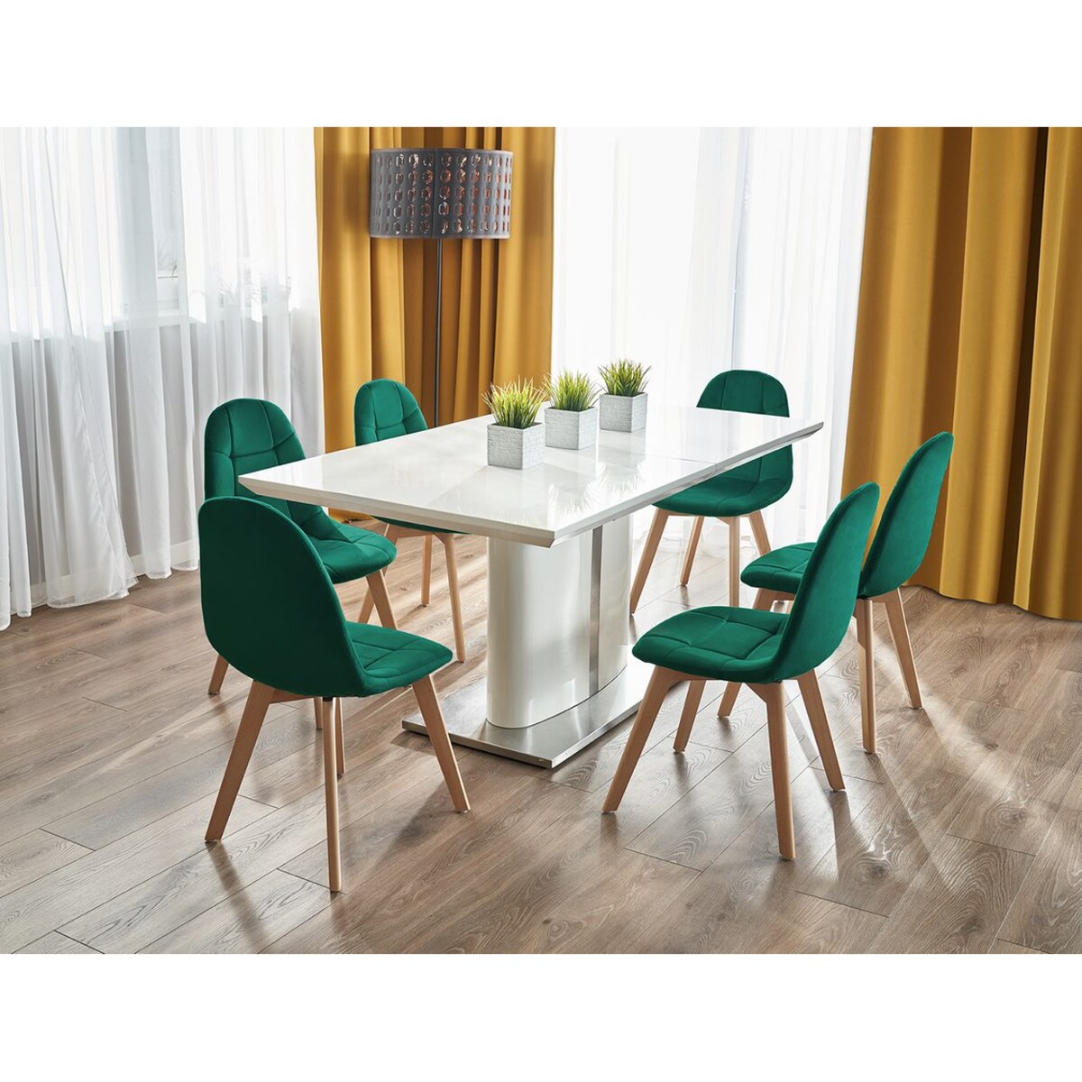 Krzesło Colin Zielone (Zestaw Nogi + Śruby) (Nowy Kod)