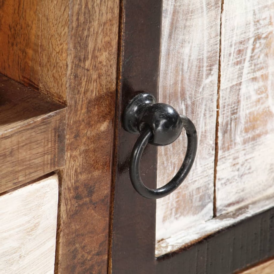 vidaXL Szafka pod TV, 120x30x40 cm, lite drewno odzyskane