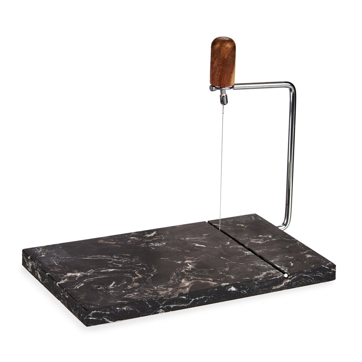 Deska do krojenia sera z gilotyną 24x21 cm TAGLIERE antracyt