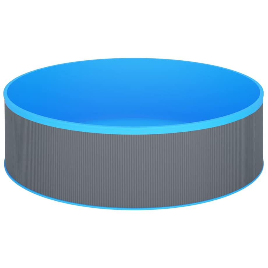 vidaXL Basen ogrodowy, 350x90 cm, szary