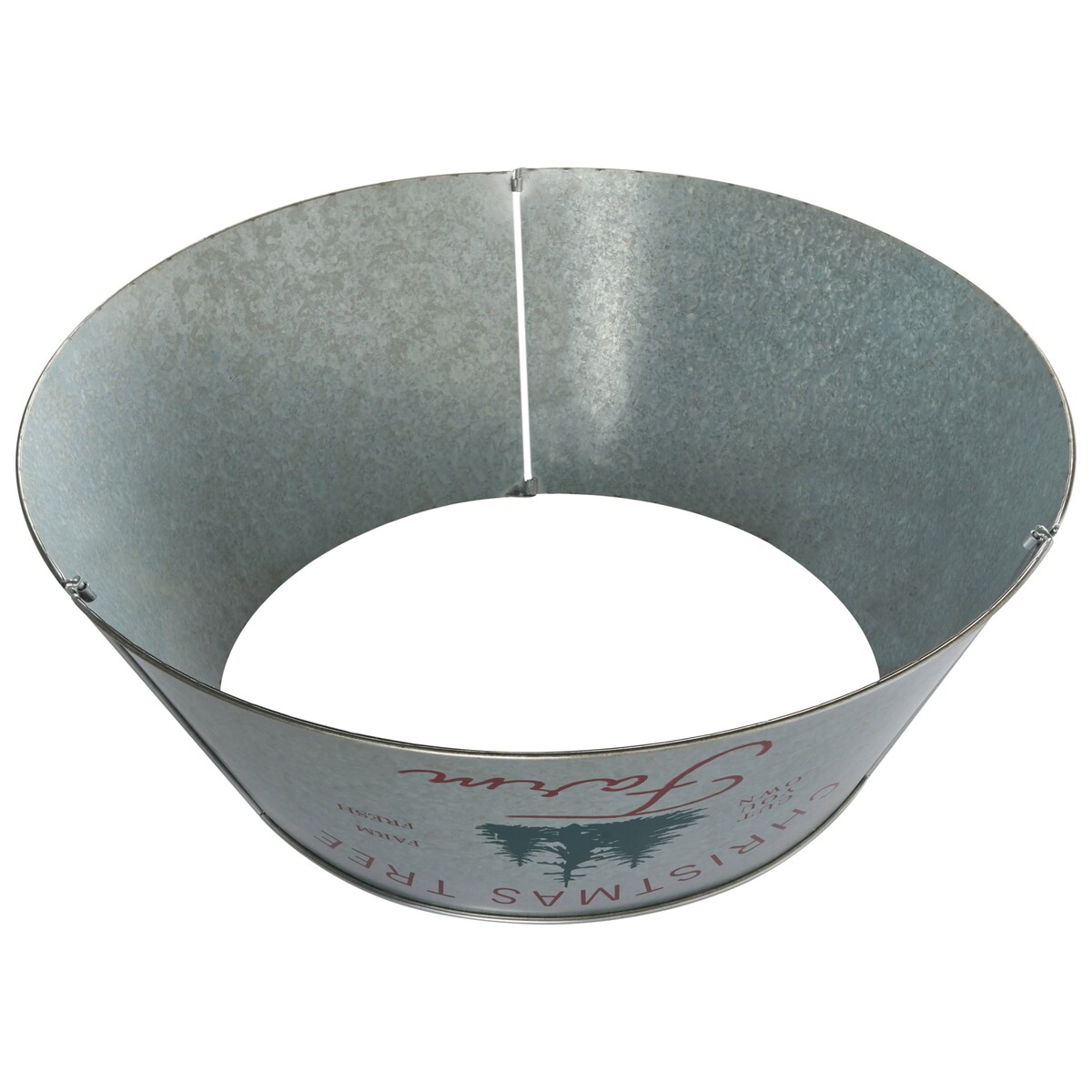 Osłonka pod choinkę ROVANIEMI 65 cm Metal Srebrny