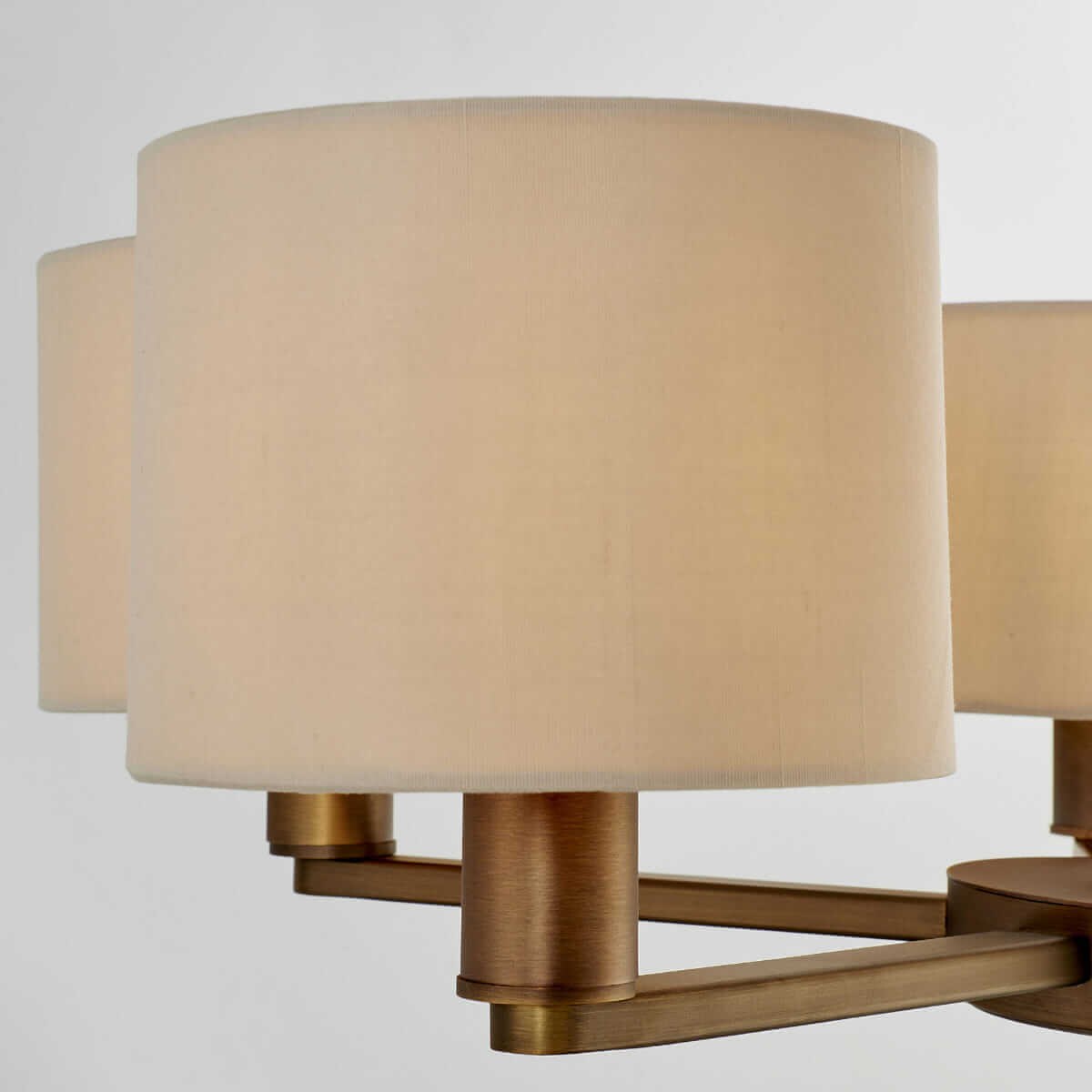 Wielopunktowa lampa wisząca Daley 73017 Endon antyczny brąz biała