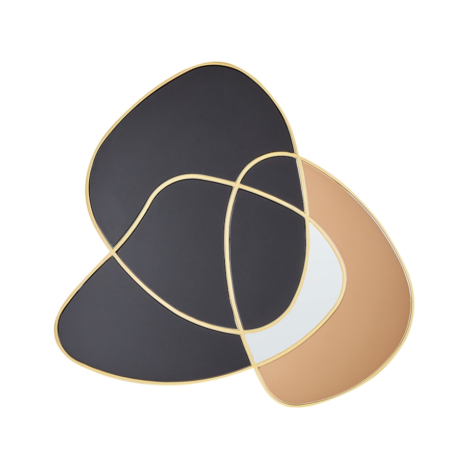 Lustro ścienne TAILLY Czarny