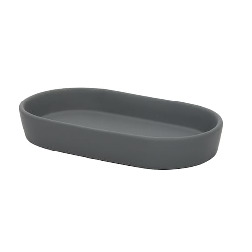 Podstawka łazienkowa na akcesoria COCON, ceramiczna, kolor szary