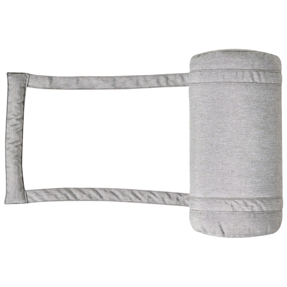 Leżak ogrodowy z poduszką AMANTEA PREMIUM Drewno akacjowe Szary