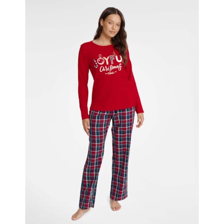 Piżama Glance 40938-33X Czerwona Czerwony, XL