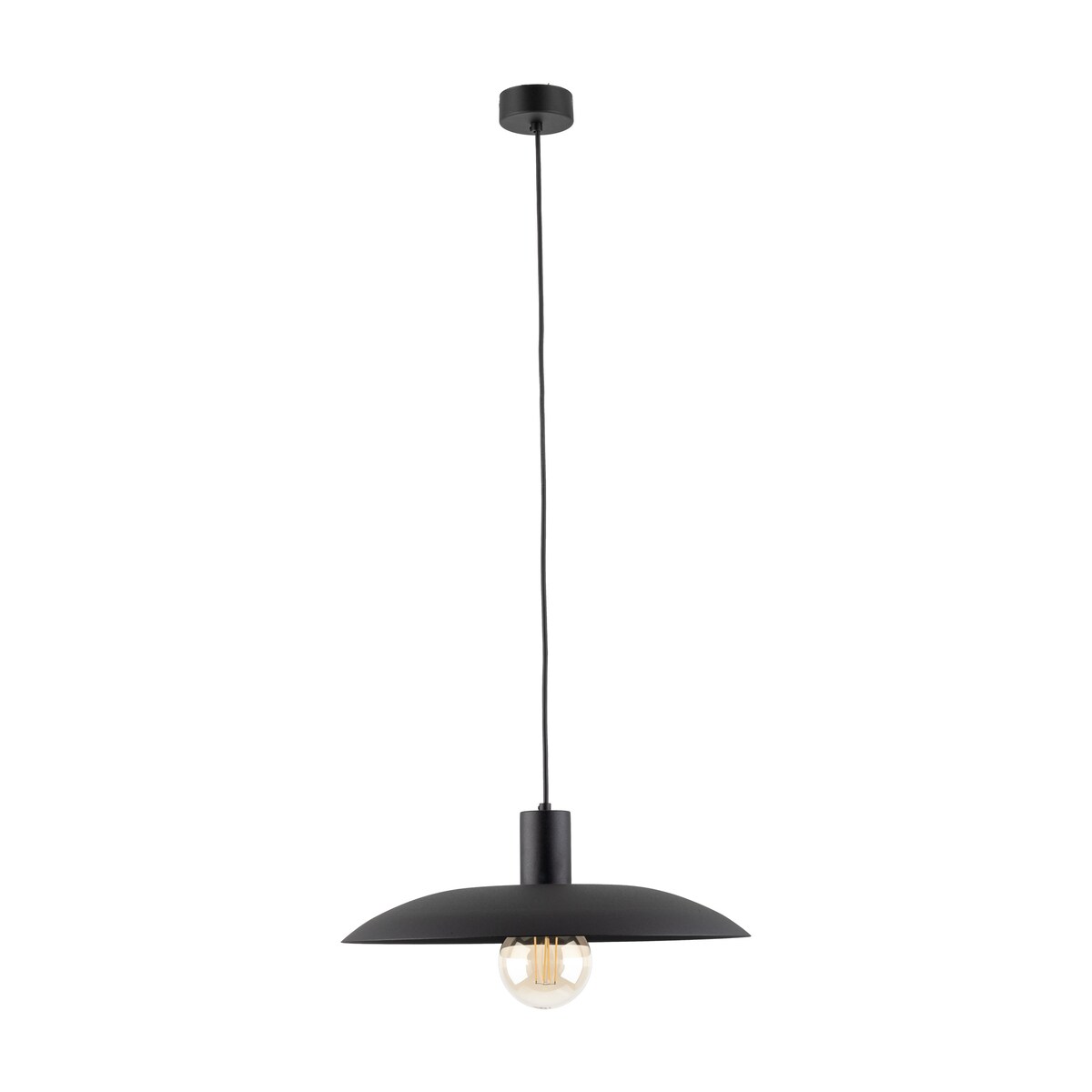 Lampa wisząca TK Lighting ASTRA BLACK 10712 czarna metalowa E27 41 cm do salonu i jadalni