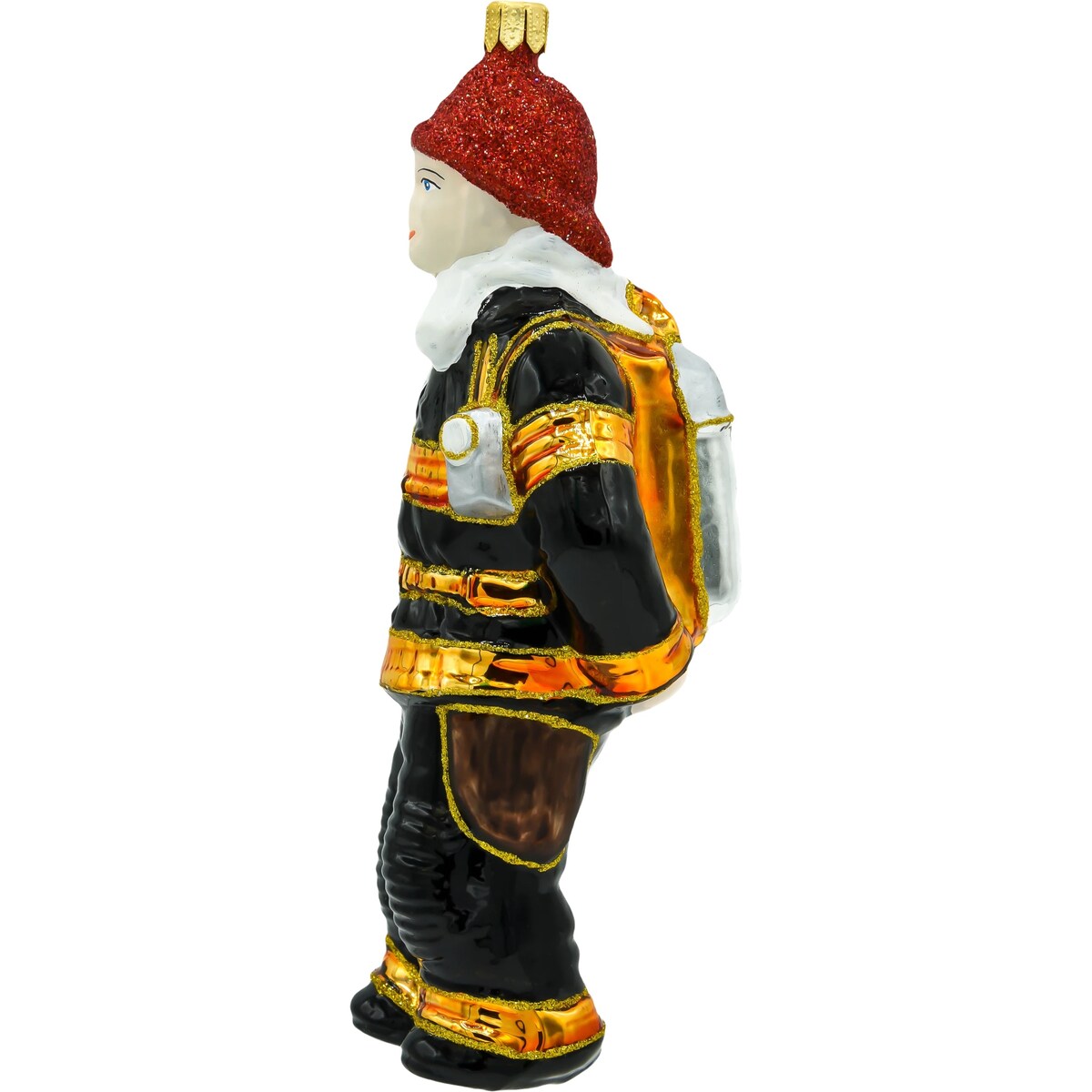 Bombka choinkowa: Strażak z butlą tlenową