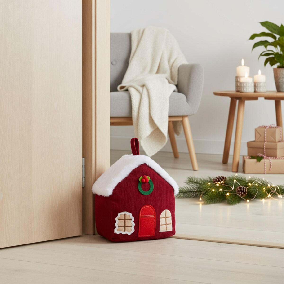 Stoper do drzwi, dom Świętego Mikołaja