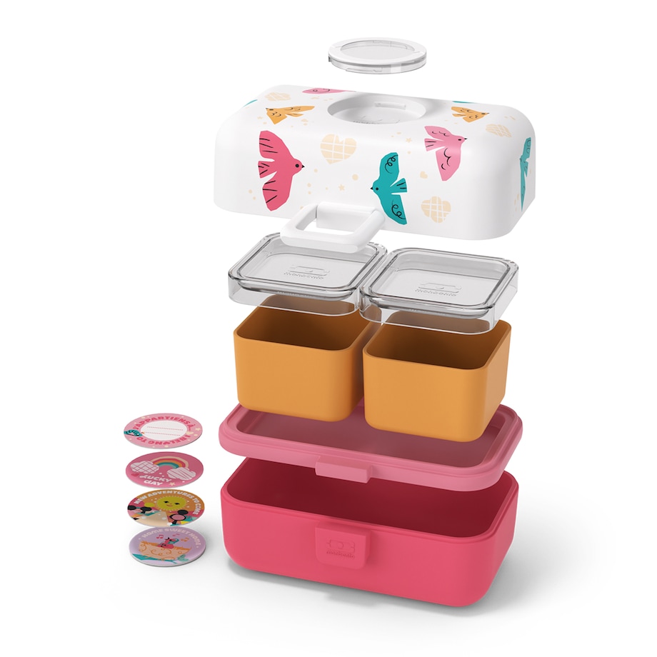 Monbento Tresor lunchbox dla dzieci 0,8 l Birds