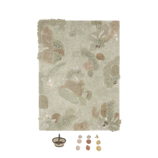 Bawełniany dywan do zabawy Mushroom Forest 120x160cm