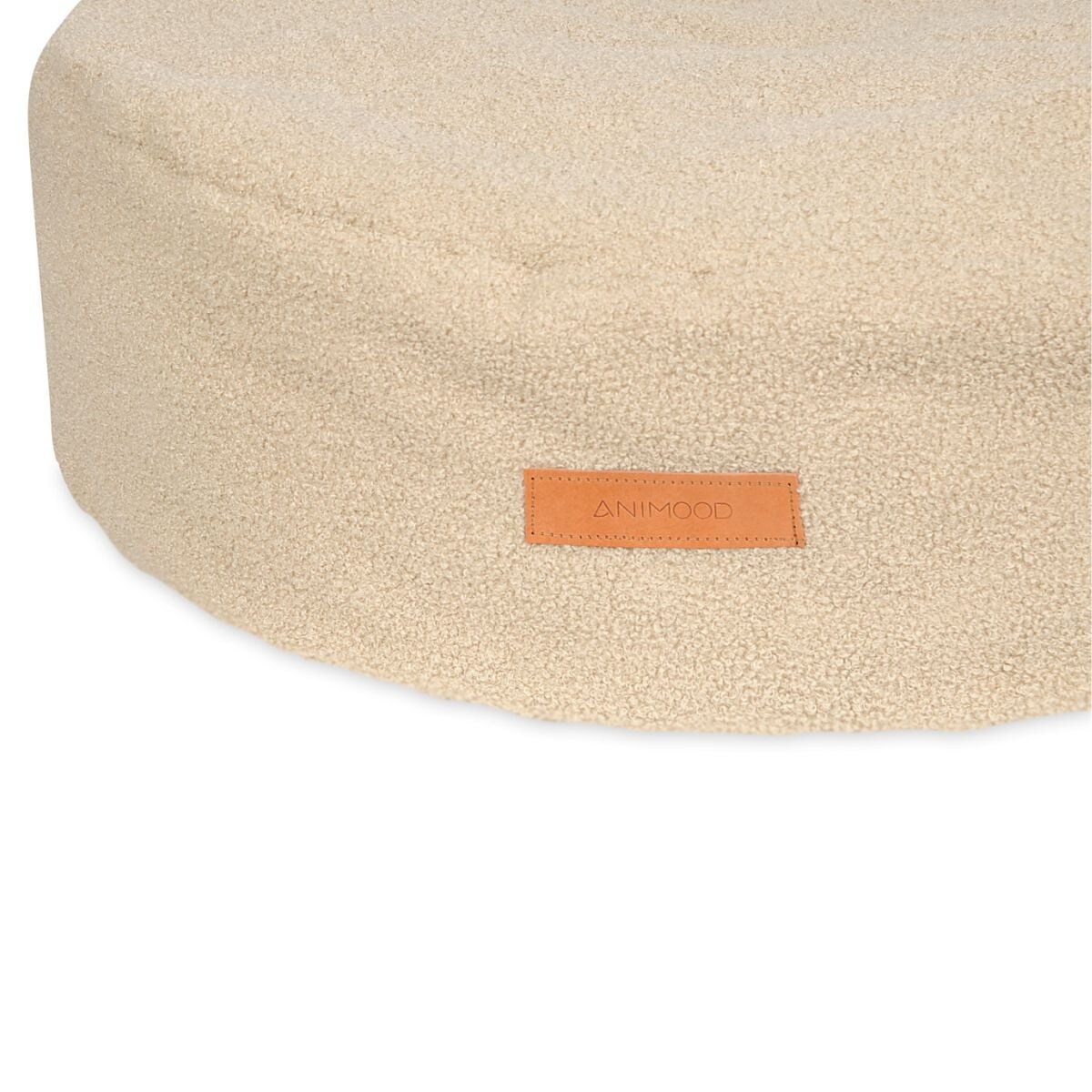 Animood Pufa Coco rozmiar: uniwersalny, kolor: ciemny beż, materiał:boucle