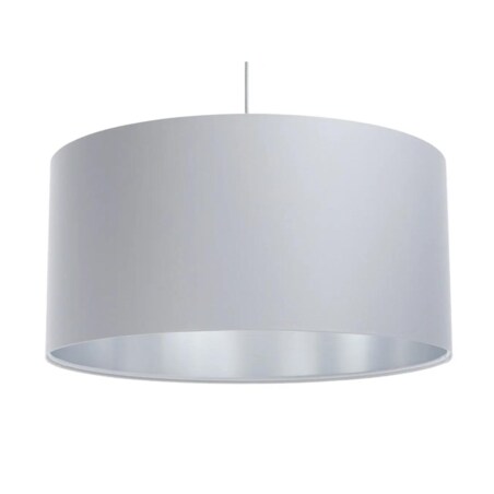 Lampa wisząca MODERN 60 szara/srebrne lustro