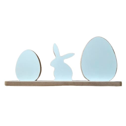 Dekoracja Wielkanocna Drewniana Zając Pisanki do malowania Zestaw