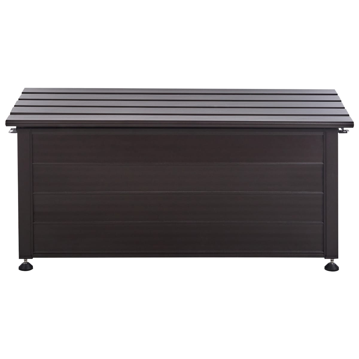 Skrzynia ogrodowa CAMPALTO 113 cm 50 cm Ciemnobrązowy