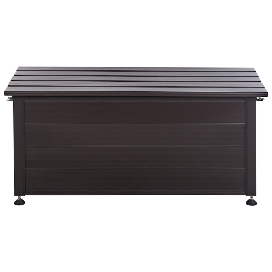 Skrzynia ogrodowa CAMPALTO 113 cm 50 cm Ciemnobrązowy