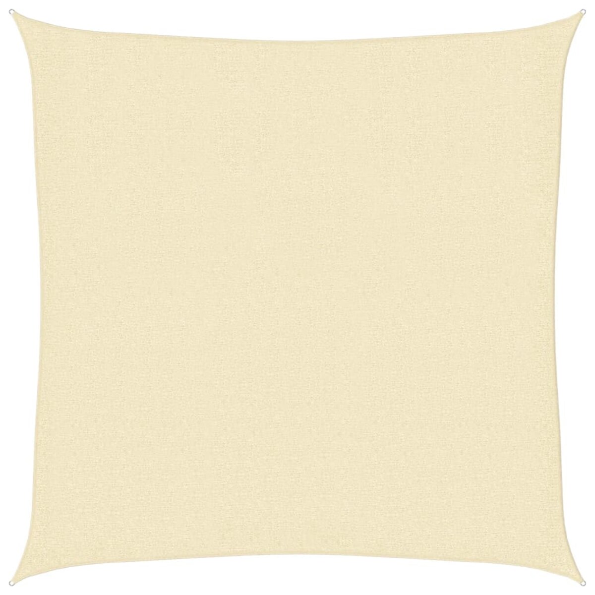 vidaXL Żagiel ogrodowy HDPE kwadratowy 2x2 m, kremowy
