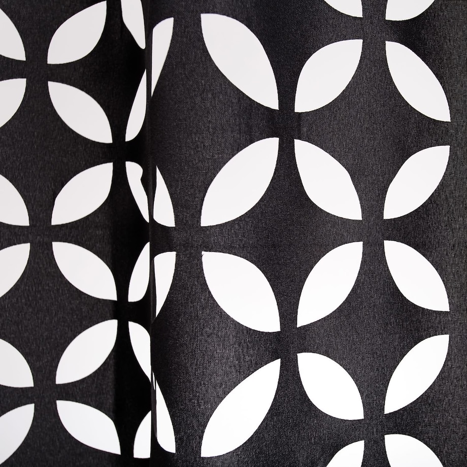 Zasłona "4leaves" wycinana laserowo 140x250 cm na przelotki