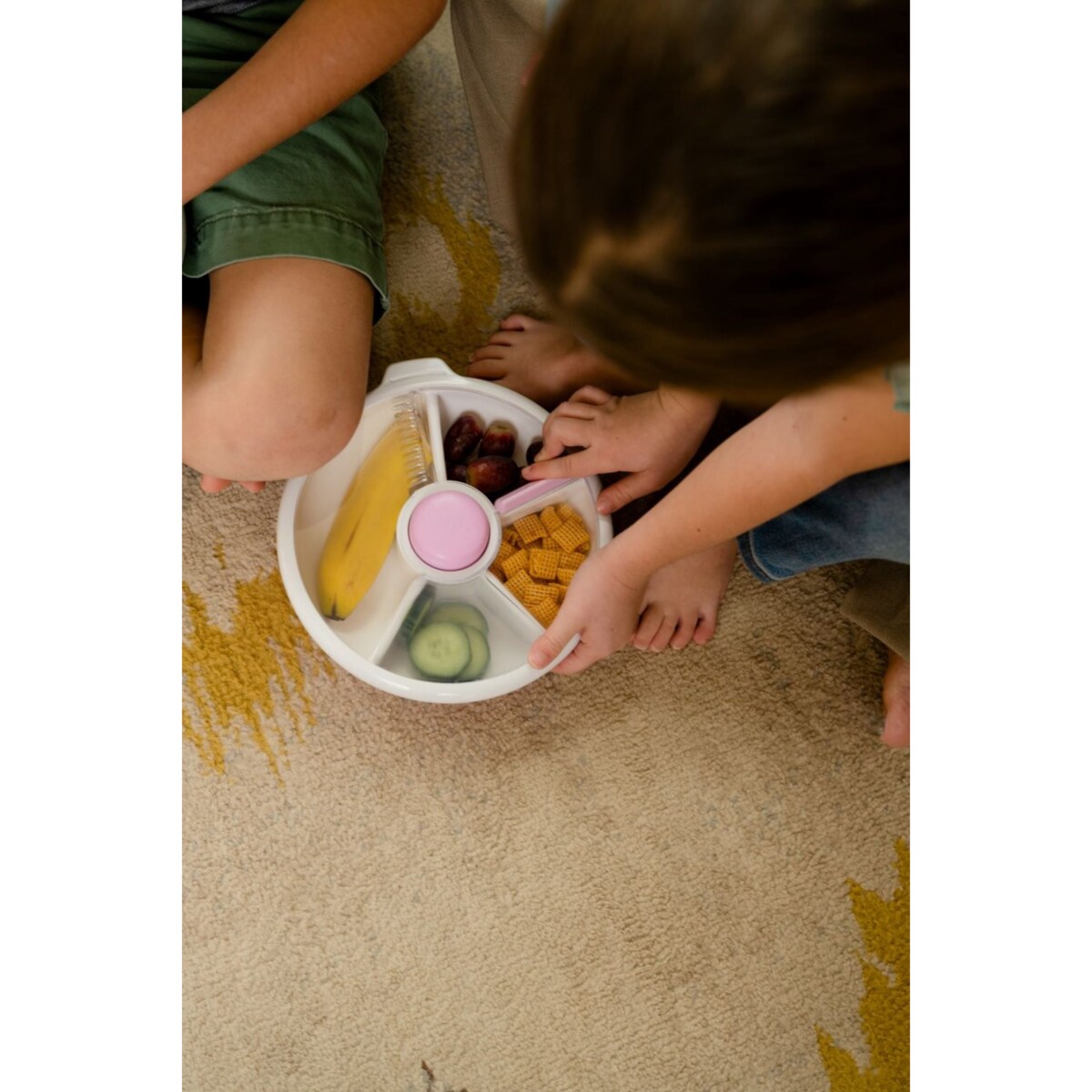 GOBE LARGE SNACK SPINNER duży pojemnik na przekąski, Taro Purple