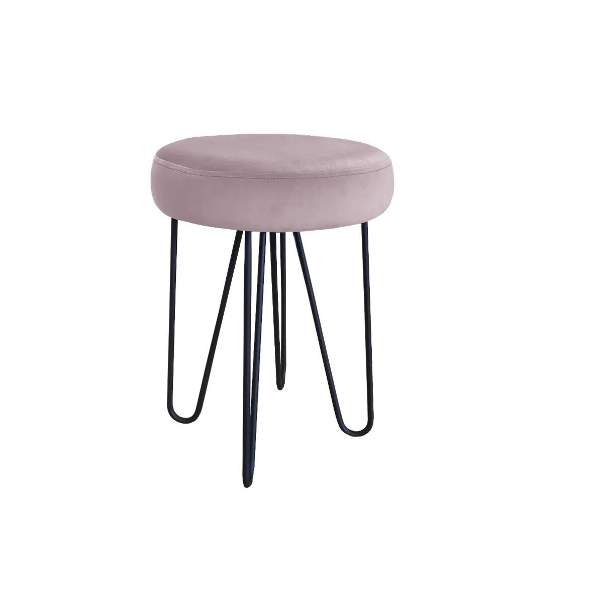 Taboret TORIN 2 MG VELVET jasnoróżowy