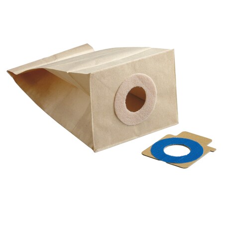 Zestaw 5 papierowych worków do odkurzacza Rayen - 30 x 18 cm, Brązowy