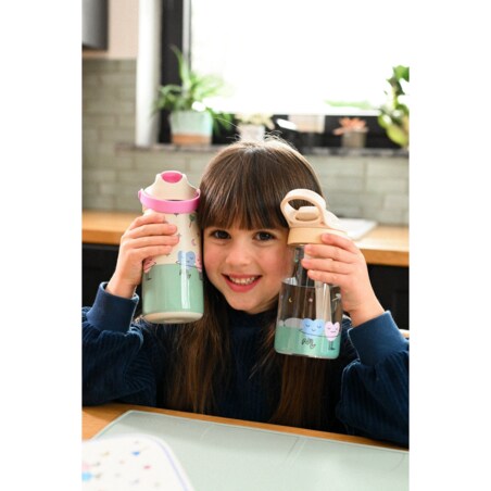 THE COTTON CLOUD butelka tritanowa dla dzieci, Dancing Hearts