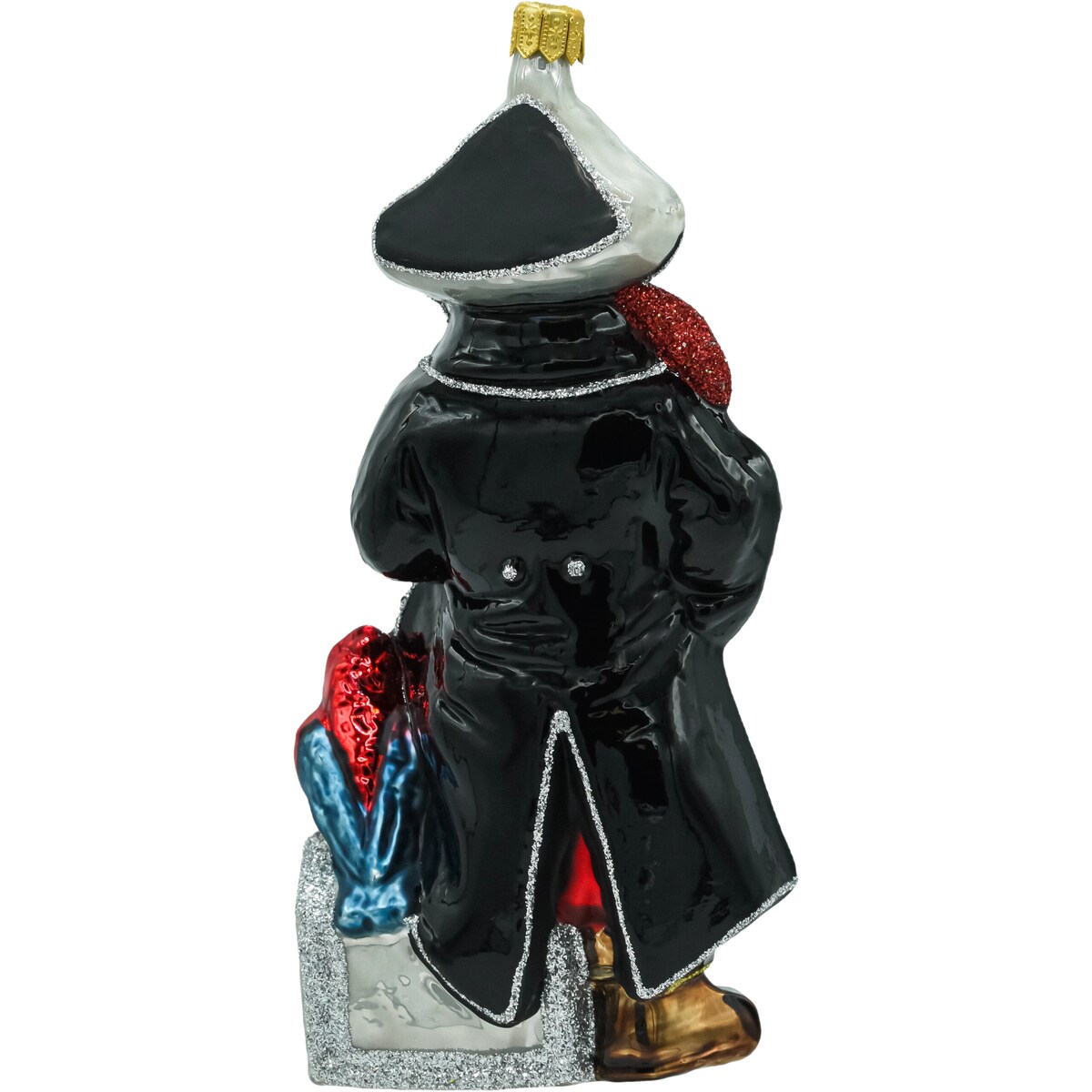 Bombka choinkowa: Pirat z kufrem skarbów