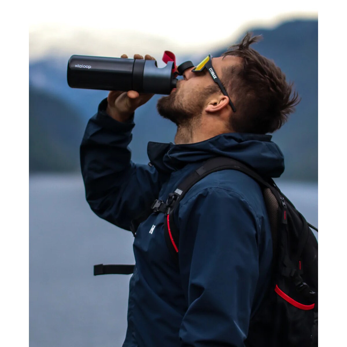 Butelka z wielostopniową filtracją wody Vitaloop FlexGuard butelka filtr