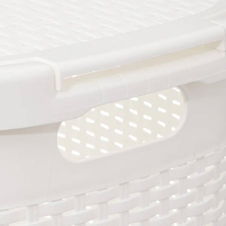 Wysoki kosz na pranie z plastiku, 60 l