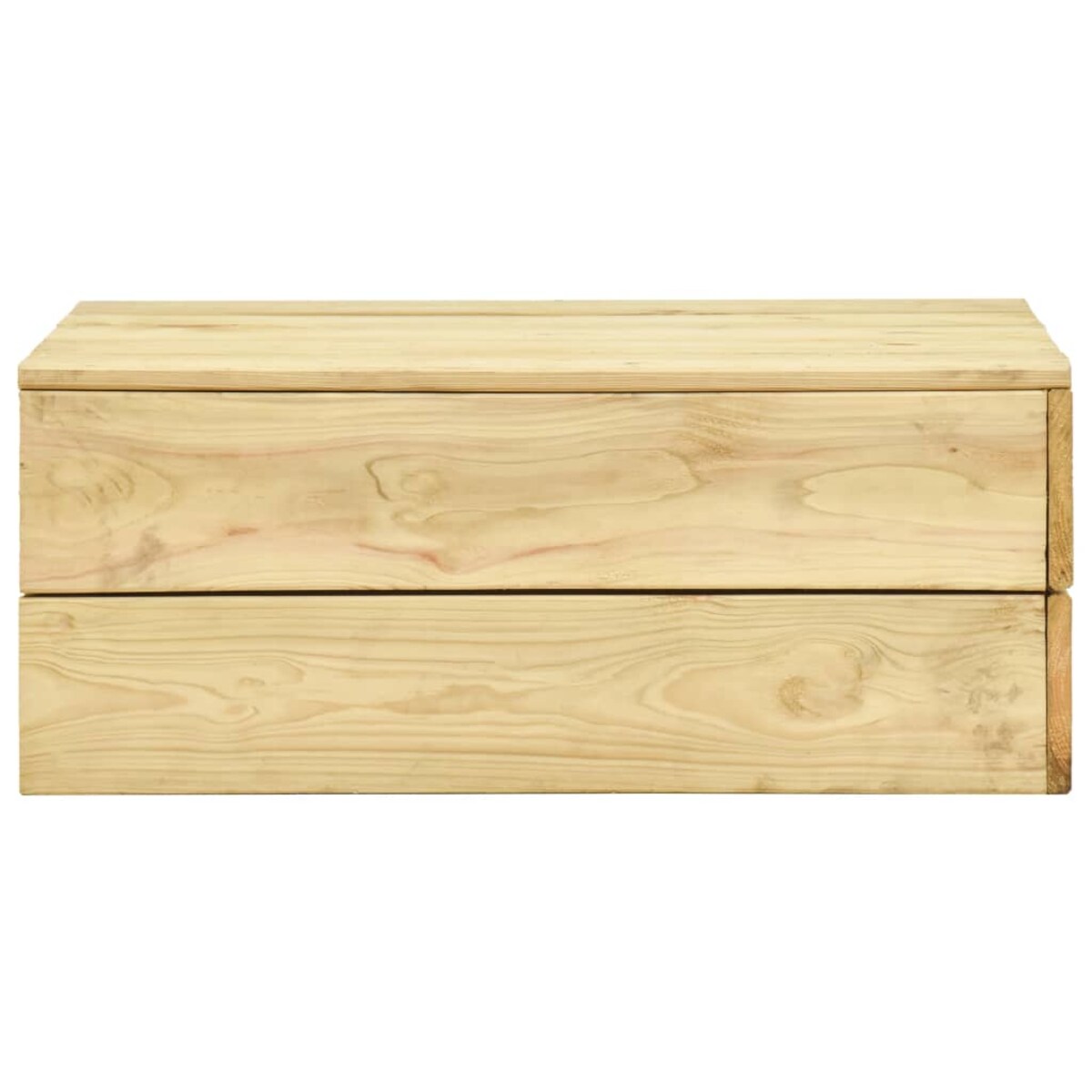 vidaXL Stolik ogrodowy, 75x75x31 cm, impregnowane drewno sosnowe