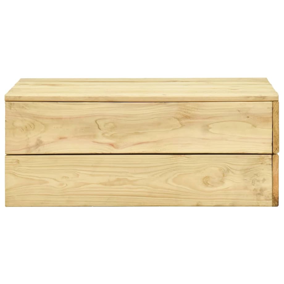 vidaXL Stolik ogrodowy, 75x75x31 cm, impregnowane drewno sosnowe