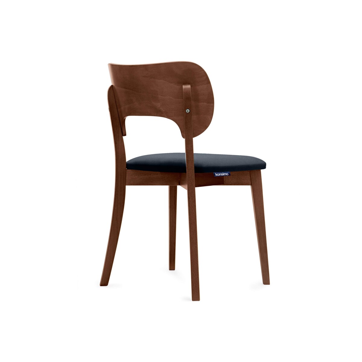 KONSIMO LYCO loftowe krzesła 2 sztuki ciemnoniebieskie