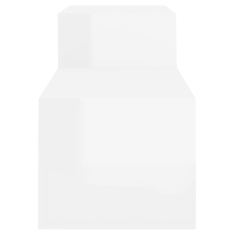 vidaXL Szafka na buty, wysoki połysk, biała, 150x35x45 cm