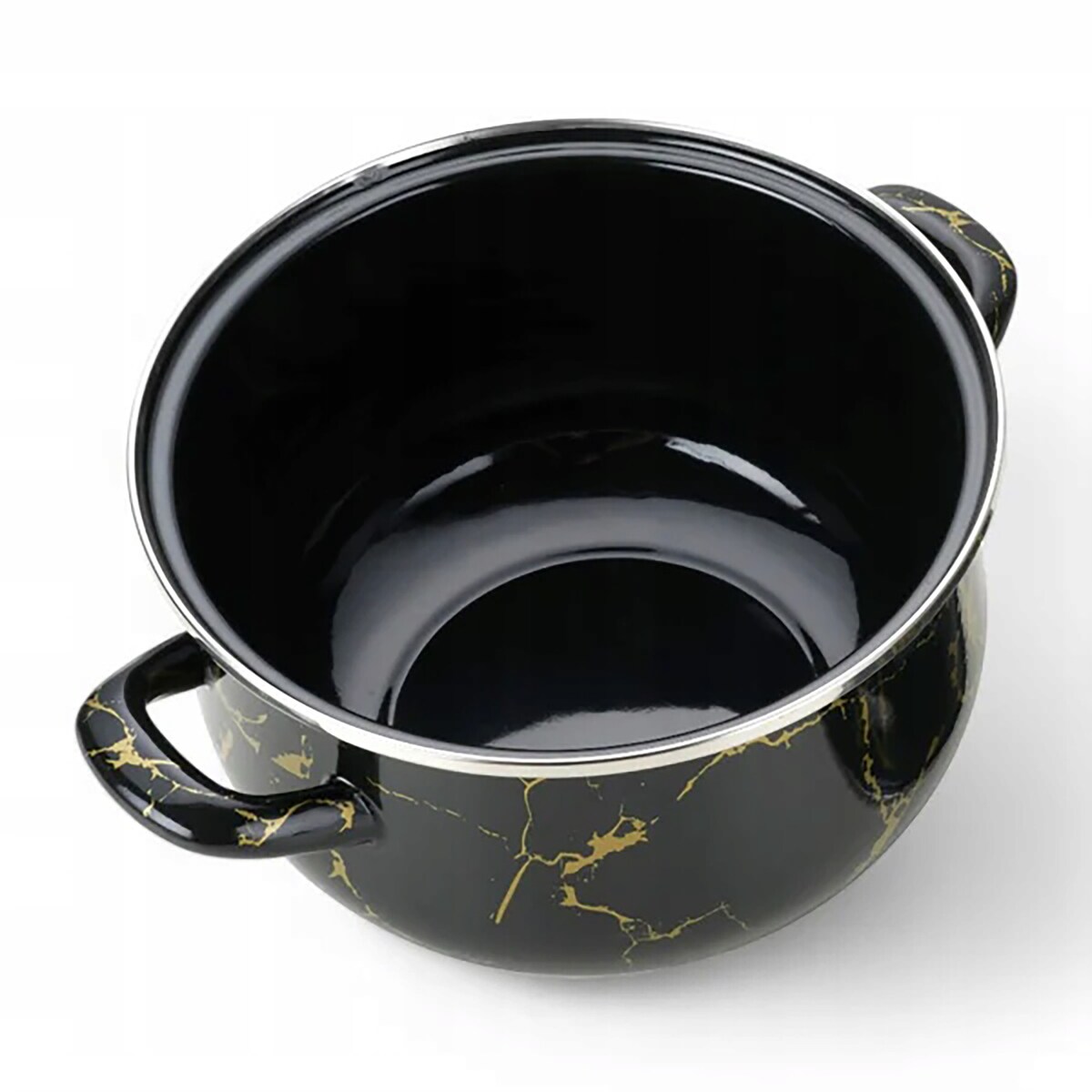 Zestaw 10-Częściowy Emaliowanych Garnków Do Gotowania Na Gaz I Indukcję