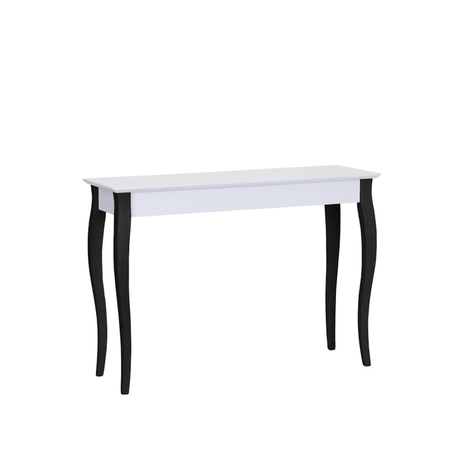 Konsola LILLO 105x35 biała/czarna