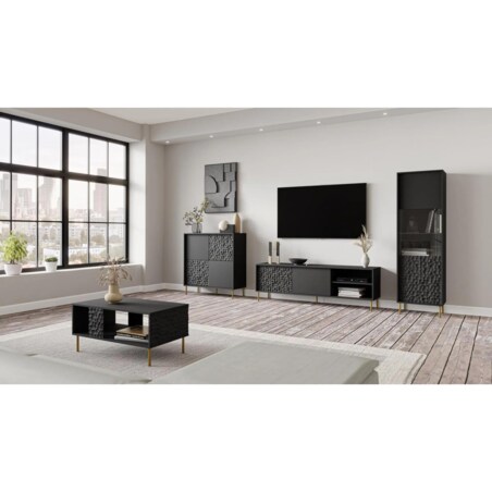 Stolik kawowy BULLET LAW-1 92x50 czarny