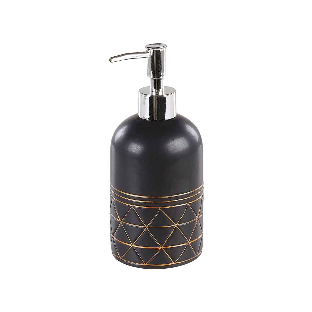 Zestaw akcesoriów łazienkowych 5 elementów LANCO Ceramika Czarny