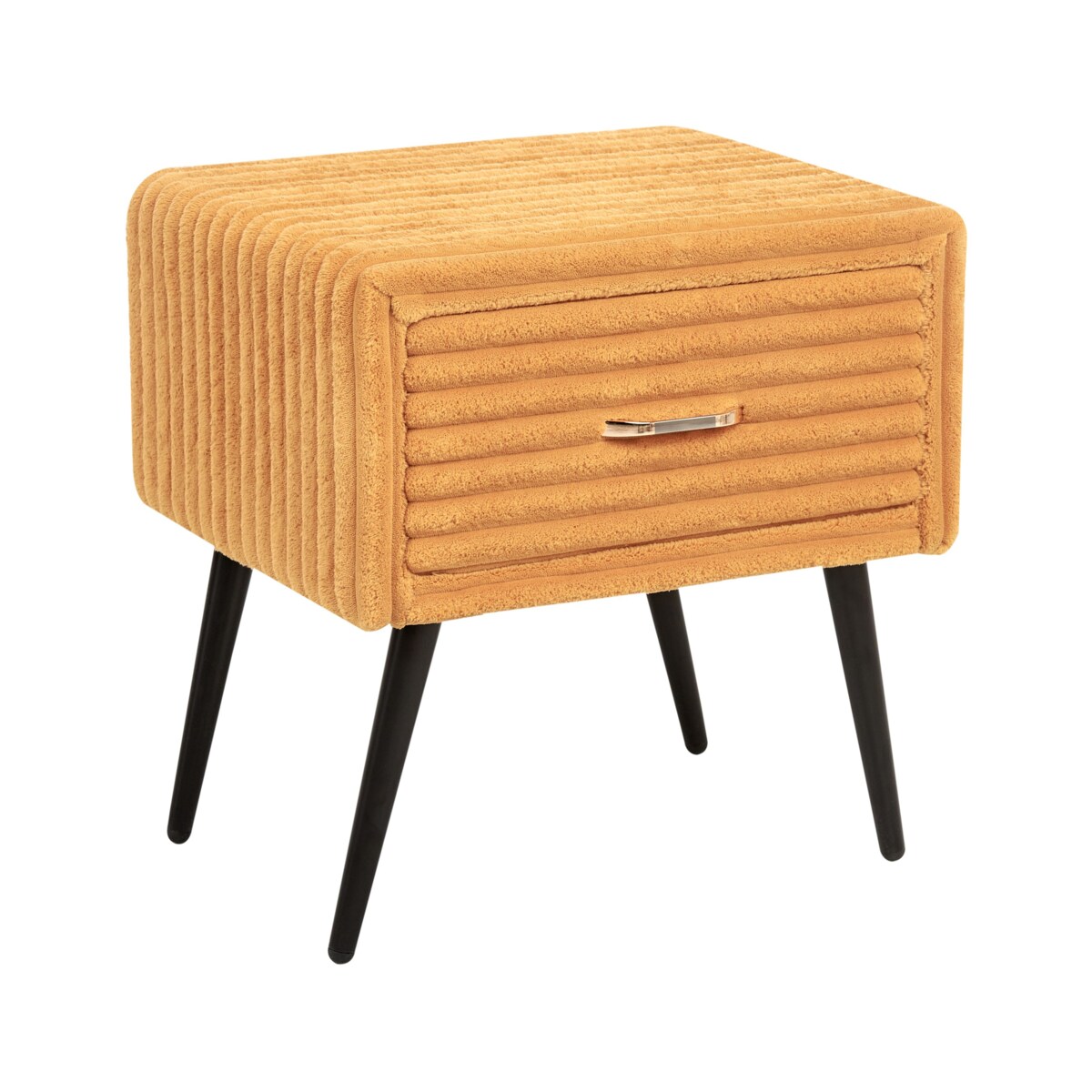 Szafka nocna FLAYAT Sztruks Pomarańczowy