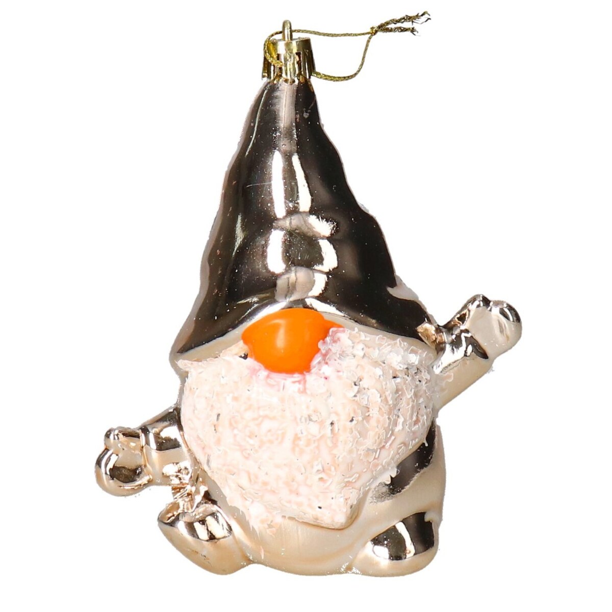 Bombki Plastikowe Na Choinkę Stroik Skrzat 3Szt Ozdoba