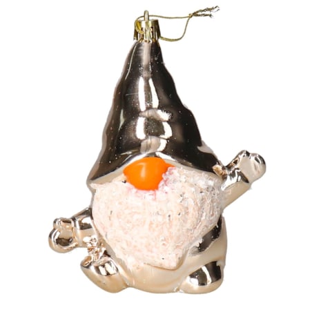 Bombki Plastikowe Na Choinkę Stroik Skrzat 3Szt Ozdoba