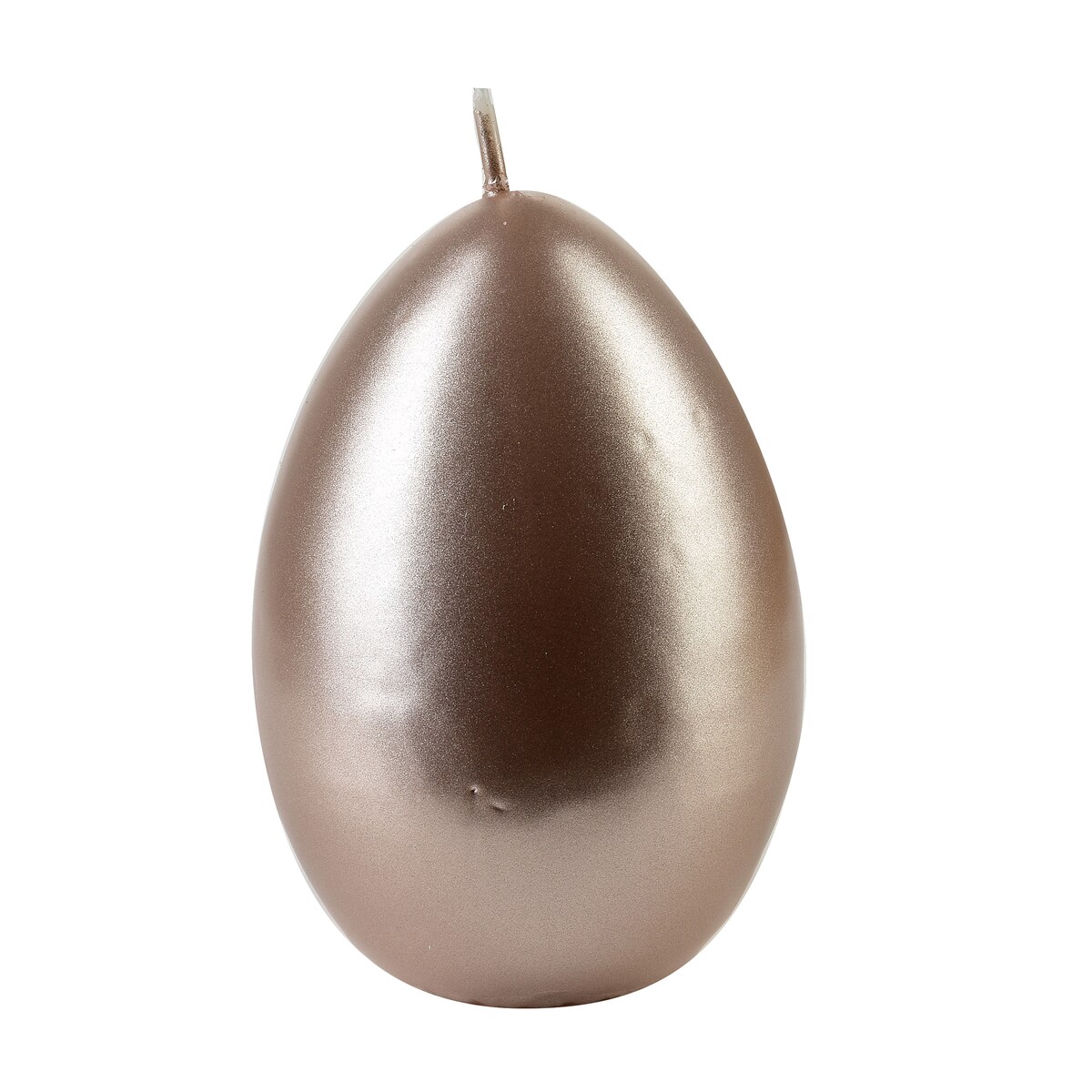 Świeca OPAL jajko duże 7x11cm rosegold