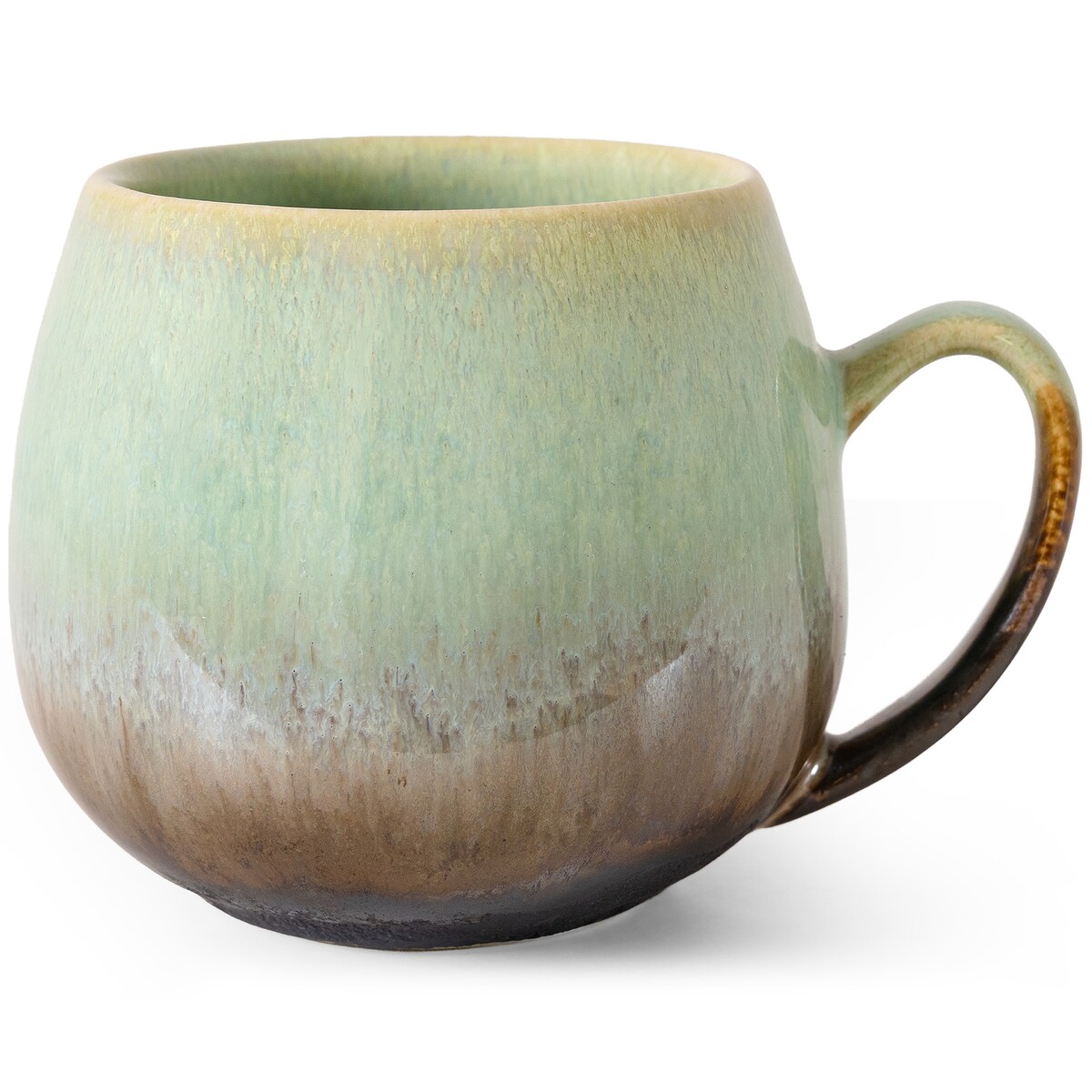 Konsimo PRIMA Zestaw śniadaniowy 6 os. (12 el.), szałwiowy