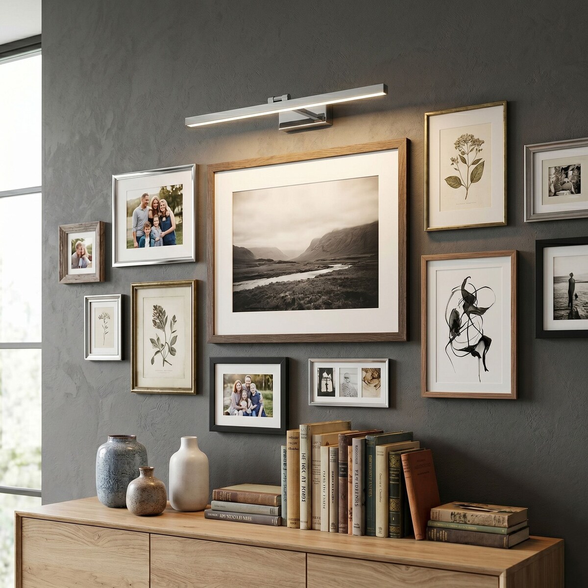 Kinkiet App1859-1W 80Cm Led Chrom, Aluminium, Tworzywo Sztuczne
