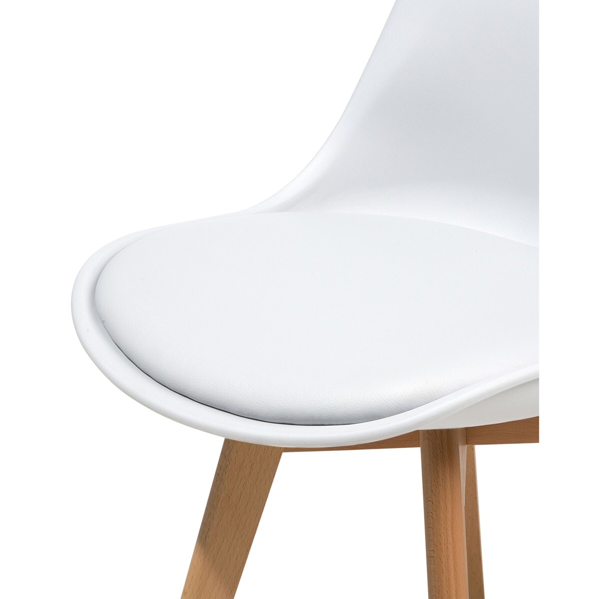 Zestaw 2 krzeseł biały DAKOTA II