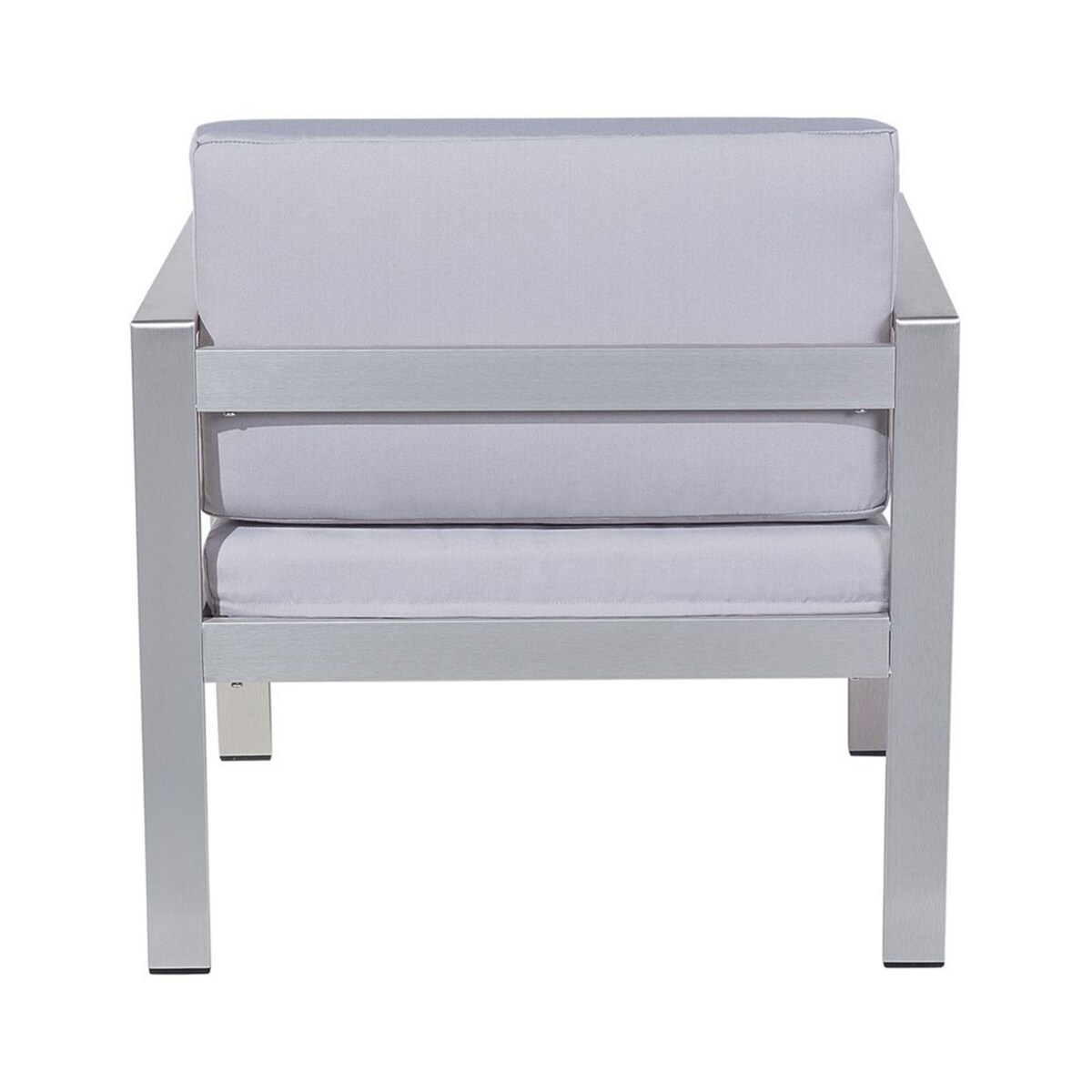 Fotel ogrodowy jasnoszary SALERNO