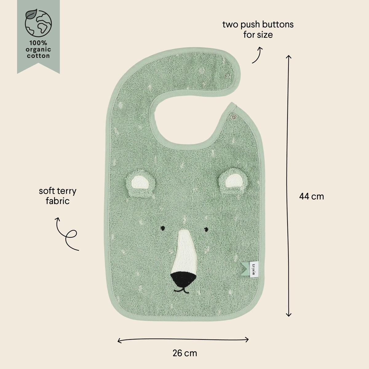 Śliniak - Miś Polarny Trixie Baby